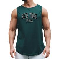 New York Usa Est 1788 Street City Letter Fashion Sports Tank Tops Men Summer High Quality Gym Clothing Bodybuilding Fitness Vest - details 8