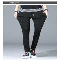 Pantalones de otoño para hombre, ropa deportiva para fitness, chándal con cintura elástica, pantalones de algodón, pantalones sueltos para gimnasio, pantalones de chándal para correr para hombre M- 8XL - details 11