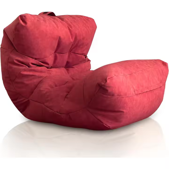 Puff de Salón de Lujo Moderno Sofá Puff Grande con Relleno Diseño Gigante de Polipiel Premium - 1