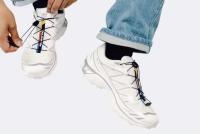 Zapatillas Unisex Salomo XT-6 Gore-Tex en color Blanco Plata - details 3