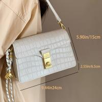 Bolso Cruzado Retro de Cocodrilo para Mujer 2025 Correa Desmontable Ajustable - details 2