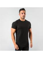 Moda Masculina Slim Fit Camiseta de Manga Corta para Fitness Diseño Muscular para Corredores - details 12