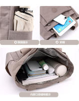 Bolso de mujer casual nuevo bolso de madre portátil de hombro de tela de nylon de color sólido informal de gran capacidad - details 8