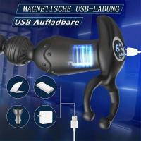 APP Control Butt Anal Plug Vibrator Wireless Remote Prostate Stimulator Massager Penis Cock Ring Delay Ejaculation Sex Toys Men - details 5