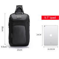 Bolso bandolera de pecho multifunción Oxford impermeable para hombre, de gran capacidad, para exteriores - details 0