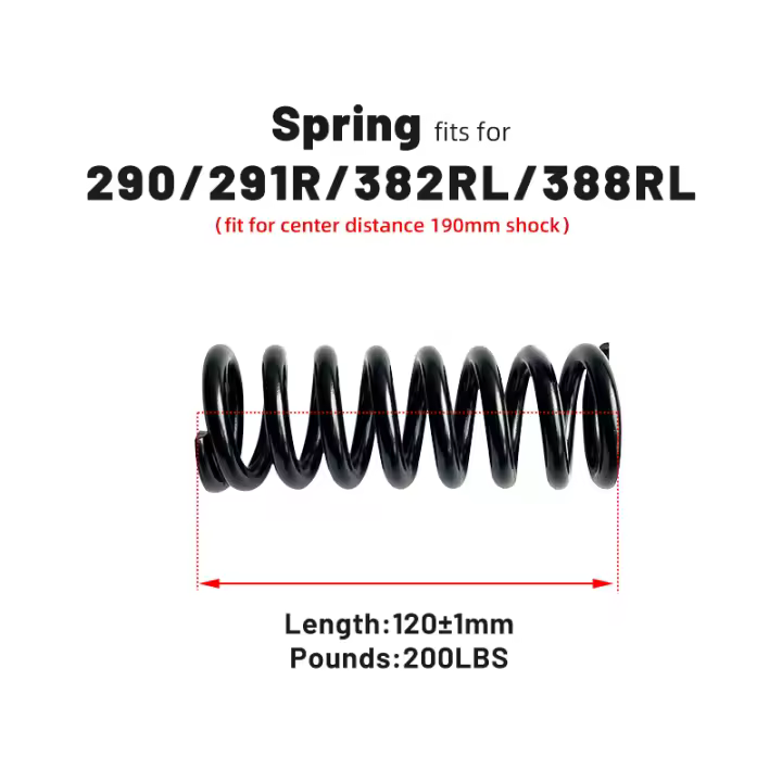 Amortiguador trasero para motocicleta EXA 290 291R, resorte especial para bicicleta, 120mm - 1