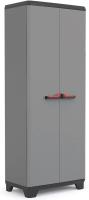 almacenaje | Resina | 2 puertas y 3 estantes regulables en altura | Color Gris/Negro | 173 x 68 x 39 cm - details 19