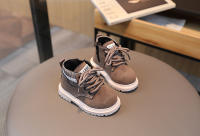 Botines de cuero para niños, botas de cuero para niños, botas Martin para niños pequeños, zapatos antideslizantes impermeables para bebés - details 7