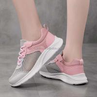 Zapatos deportivos informales de lona con cordones para mujer, calzado deportivo de corte veraniego, talla 42, alta calidad, 2025 # - details 8