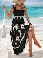 Vestido Largo de Verano de Rayas Moda de Playa para Mujeres Nuevo en 2025 - details 10