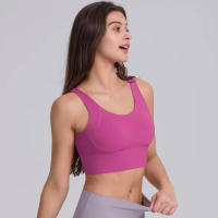 Hamidou-Sujetador de Yoga para mujer, Top corto de Fitness, sujetadores deportivos a prueba de golpes, gimnasio sin costuras, Sujetador deportivo de alto impacto, antisudor, Fitness, sin costuras - details 11