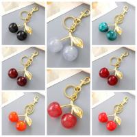Decoración de bolso, llavero de cereza roja deliciosa, corazón de niña, colgante de cereza antipérdida, colgante para bolso Y2K Ins - details 10
