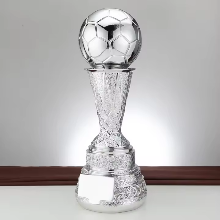 Trofeo de Fútbol de Resina 38cm Decoración Deportiva de Campus Colección de Trofeos para Fanáticos - 1