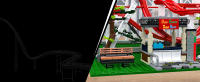 Large Amusement Park Coaster Model Kit