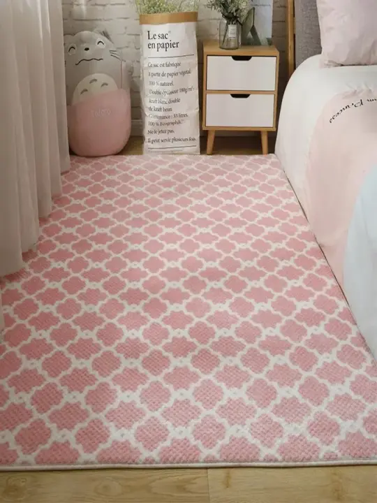 Alfombra con diseño de piña para el hogar, tapete de 40x60CM para dormitorio, sala de estar, mesa de centro, pila corta, manta de cama para niña encantadora - 1