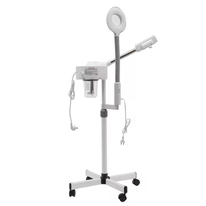 Vapozone-vaporizador Facial 2 en 1 con luz de aumento, Humidificador profesional para hidratación y cuidado de la piel, Sauna Facial con ozono - 1