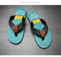 Nuevos hombres chanclas antideslizante desgaste exterior pellizcar zapatillas de los hombres zapatos de playa al aire libre - details 22