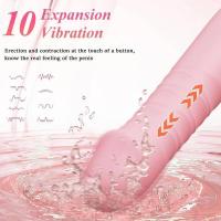 Embalaje privado Vibrador consolador telescópico automático sexy Potente estimulador vaginal del punto G Pezón femenino Masturbador del clítoris Juguete sexual para adultos para - details 0
