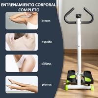 Máquina de Step Stepper Fitness en Casa para Escaleras con Pantalla LCD Manillar y Pedales Antideslizantes Equipo de Ejercicio para Gimnasio Oficina 55x44x108 cm - details 5