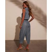 2025 Ropa De Mujer Europea Y Americana Verano Nuevo Mono De Mezclilla Fino Lavado Informal - details 8