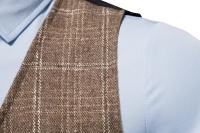 Chaleco de traje para hombre, chaqueta informal de estilo británico, juvenil, Amigo Hao, Slim Fit, calidad de exportación - details 11