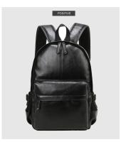 Mochila escolar para hombre, bolsa de viaje impermeable, de cuero, a la moda - details 8