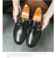 Estilo de pelo puntiagudo casual británico mocasines tendencia transpirable. - details 11