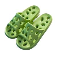 Zapatillas con fugas de verano para baño, cómodas sandalias de EVA antideslizantes para interiores y hombres y mujeres, zapatillas de playa - details 0