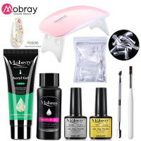 Set de Gel para Uñas de 4 Partes Kit de Arte de Uñas Acrílicas con Lámpara Mini - details 7