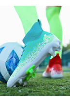 Zapatos de fútbol para deportes al aire libre de césped de equipo transpirables de caña alta para hombres y mujeres - details 30