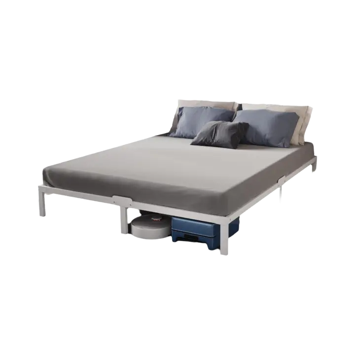 200x200 con Somier Blanco - Altura de 35 cm - Somier 200x200 con Patas - 1