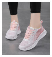 Zapatillas de deporte de malla transpirable para mujer, zapatos planos cómodos de fondo suave, zapatos deportivos casuales antideslizantes de talla grande 42 - details 15