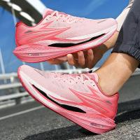 Zapatillas de correr para hombre Ligeras, transpirables, antideslizantes, resistentes al desgaste, suaves para gimnasio y maratón - details 8