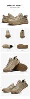 Zapatillas de seguridad para hombre, zapatos de trabajo ligeros, transpirables, antipinchazos, antideslizantes, indestructibles, Verano - details 17