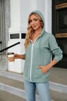 Sudadera con Capucha para Mujer Manga Larga, Bolsillo, Moda Primavera-Otoño, Tendencia 2025 - details 24