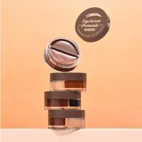 Crema teñida para cejas resistente al agua, duradera, con cepillo plegable, crema para cejas de dos colores, Kit de sombreado de maquillaje teñido negro para niña - details 11