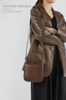 Bolso de Cuero Genuino para Mujer: Bandolera, Bolso para Teléfono y Cubo - details 12