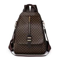 Mochila de gran capacidad senior sense 2025 nueva impresión suave de la pu de gran capacidad Mochila de ocio bolsa de viaje mujer - details 6