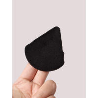 5 uds. De maquillaje de hojaldre Triangular negro grande y polvo suelto, herramienta de base de esponja de felpa suave para cosméticos - details 7