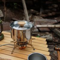 Olla de café portátil de 1L hervidor de agua multifuncional de acero inoxidable 304 olla de cocina multiherramienta suministros peligrosos normales - details 4