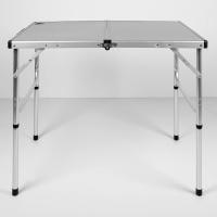 Mesa Plegable Ligera 90 x 60 x 70 cm Antideslizante Tablero MDF Estructura de Aluminio - details 9