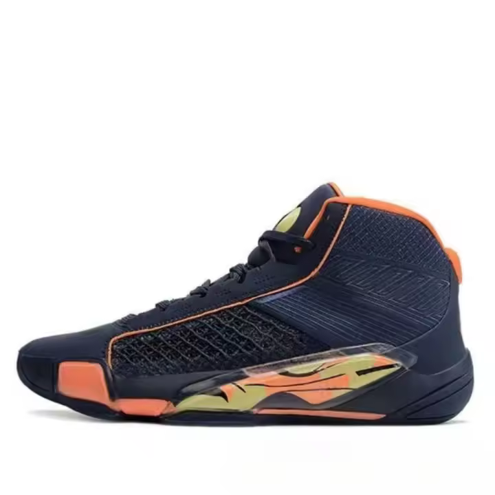 Zapatillas de Baloncesto Transpirables Resistentes al Desgaste Zapatillas de Entrenamiento para Interior y Exterior en Blanco y Negro - 1