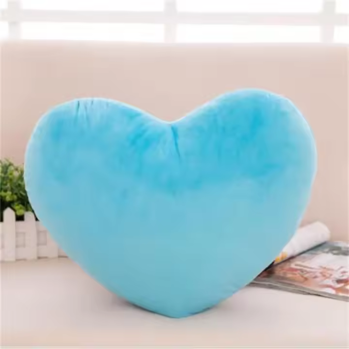 Cojín de Peluche Suave con Diseño de Corazón Juguete de Peluche Kawaii para Cumpleaños, Decoración de Casa, Regalo de San Valentín - 1