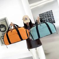 Bolsa de equipaje seca y húmeda separada con compartimento para zapatos independiente, bolso de lona de viaje, entrenamiento, Fitness, deportes, gimnasio, bolsa de Yoga - details 16