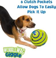 Pelota Interactiva para Mascotas Wobble Wag Giggle Glow Sonidos de Risas al Rollo o Agitado - details 5