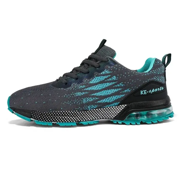 Zapatillas para correr absorventes de impacto Zapatos deportivos transpirables de malla para hombre - 1