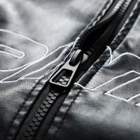 Primavera y otoño nueva ropa de motocicleta para hombres marca de moda chaqueta de cuero PU chaqueta fina moda abrigo bordado - details 5