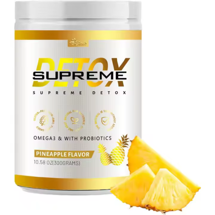 Suplemento de fibra natural en polvo para el cuidado de la salud, piña de mayeli desintoxicante, sabor a piña, ingrediente natural (1 unidad) - 1
