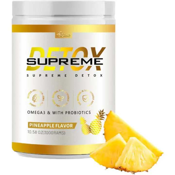 Suplemento de fibra natural en polvo para el cuidado de la salud, piña de mayeli desintoxicante, sabor a piña, ingrediente natural (1 unidad) - 1