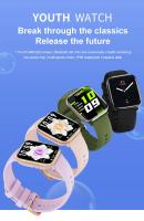 Reloj inteligente AMOLED 2024 para mujer y niña, pantalla completamente táctil, notificaciones de WhatsApp, Bluetooth, llamada, regalos exquisitos, 390x450 - details 0